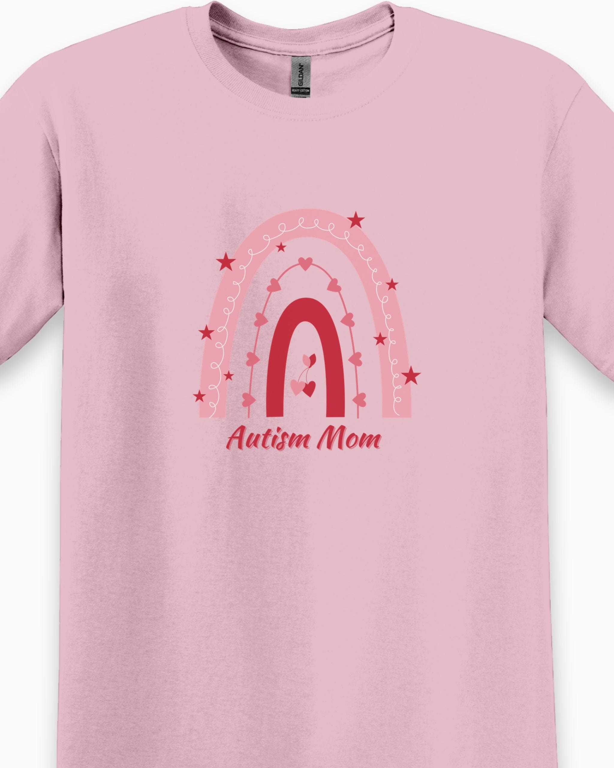 Autism Mom Rainbow Tee-Neurodiversity, ADHD & Autism Awareness & Acceptance T-Shirt by Daily Bloom