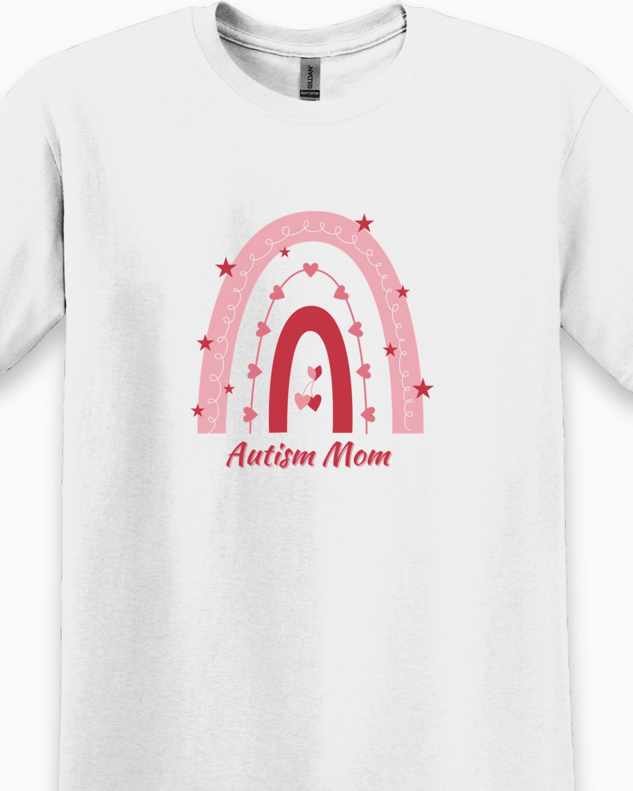 Autism Mom Rainbow Tee-Neurodiversity, ADHD & Autism Awareness & Acceptance T-Shirt by Daily Bloom