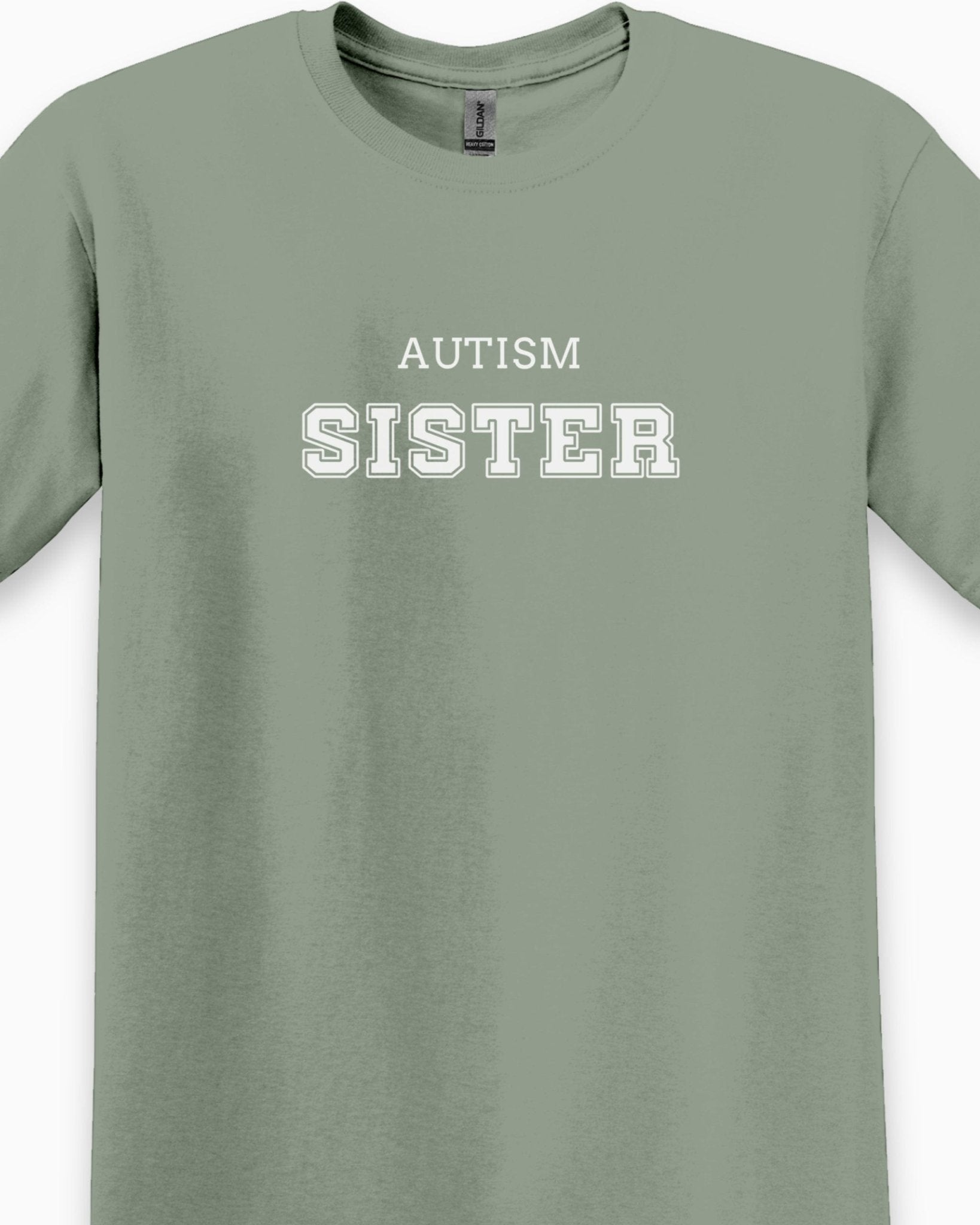 Autism T-Shirt - Autism Sister College Tee - Daily Bloom