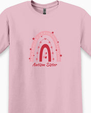 Autism Sister Rainbow Tee-Neurodiversity, ADHD & Autism Awareness & Acceptance T-Shirt by Daily Bloom