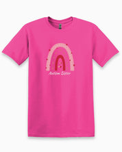 Autism Sister Rainbow Tee-Heliconia-Neurodiversity, ADHD & Autism Awareness & Acceptance T-Shirt by Daily Bloom