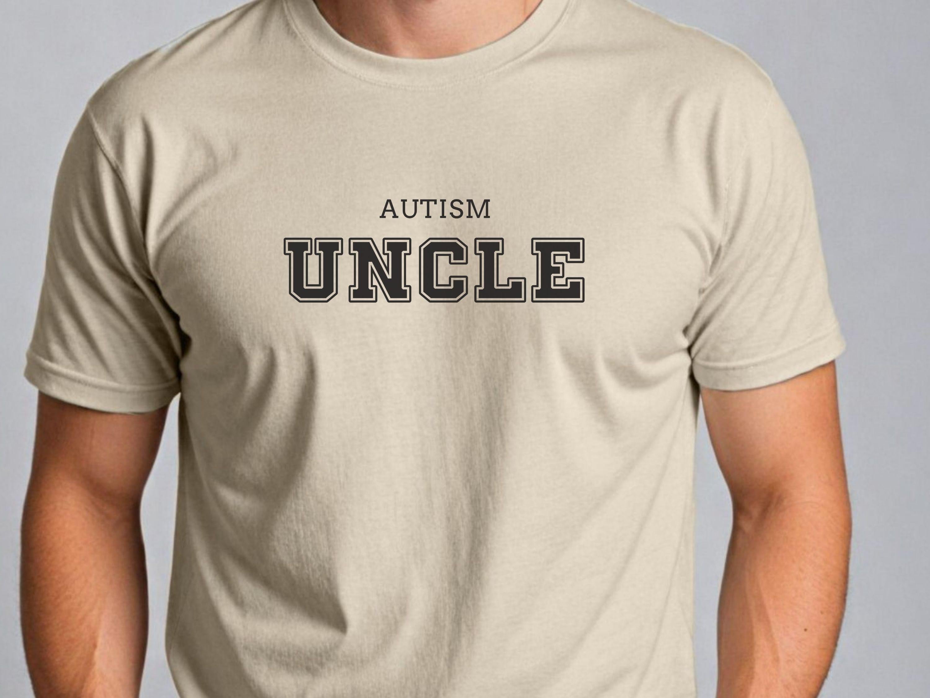 Autism Uncle College Tee-Neurodiversity, ADHD & Autism Awareness & Acceptance T-Shirt by Daily Bloom