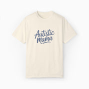 Autism T-Shirt By Daily Bloom Autistic Mama Comfort Colors Tee Ivory / S