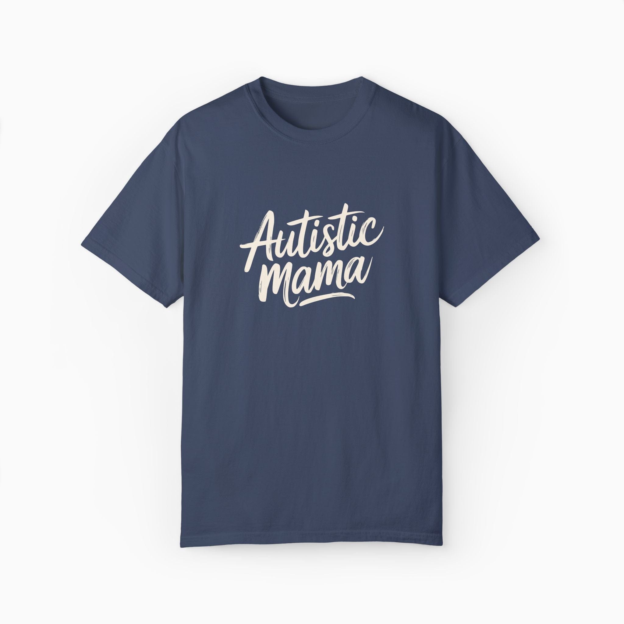Autism T-Shirt By Daily Bloom Autistic Mama Comfort Colors Tee Midnight / M