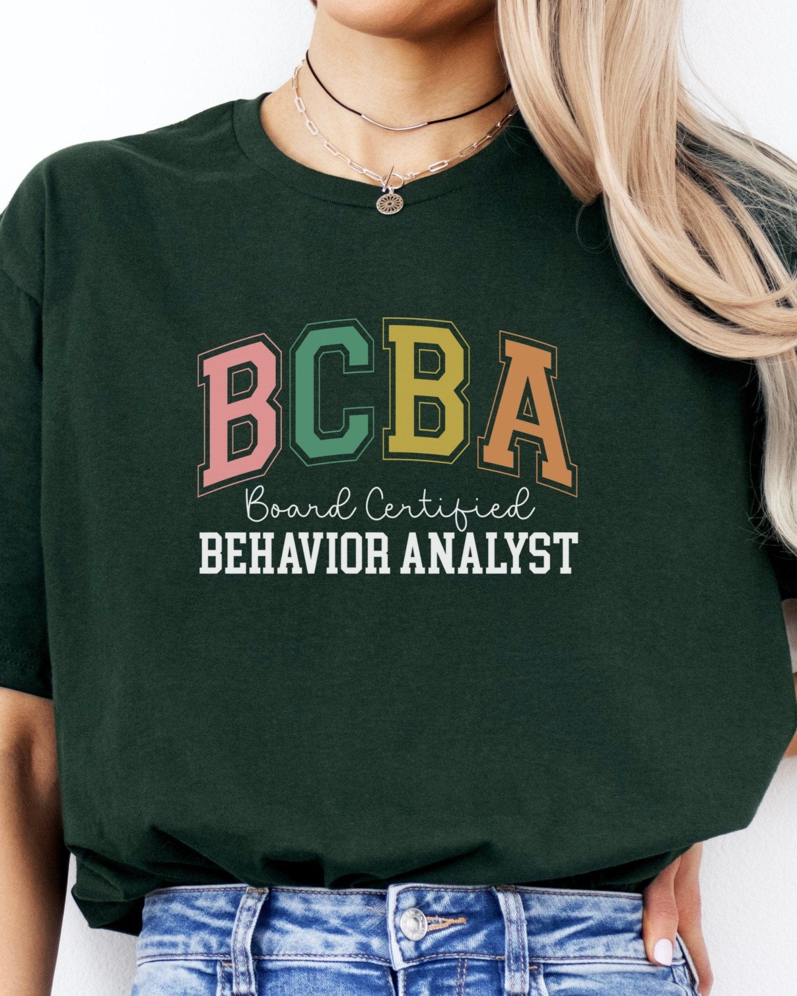 Autism T-Shirt - BCBA - Board Certified Behavior Analyst College Style Tee - Daily Bloom