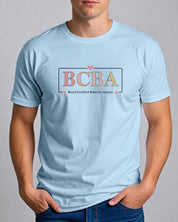 BCBA Outline Tee-Neurodiversity, ADHD & Autism Awareness & Acceptance T-Shirt by Daily Bloom
