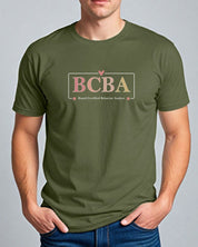 BCBA Outline Tee-Neurodiversity, ADHD & Autism Awareness & Acceptance T-Shirt by Daily Bloom
