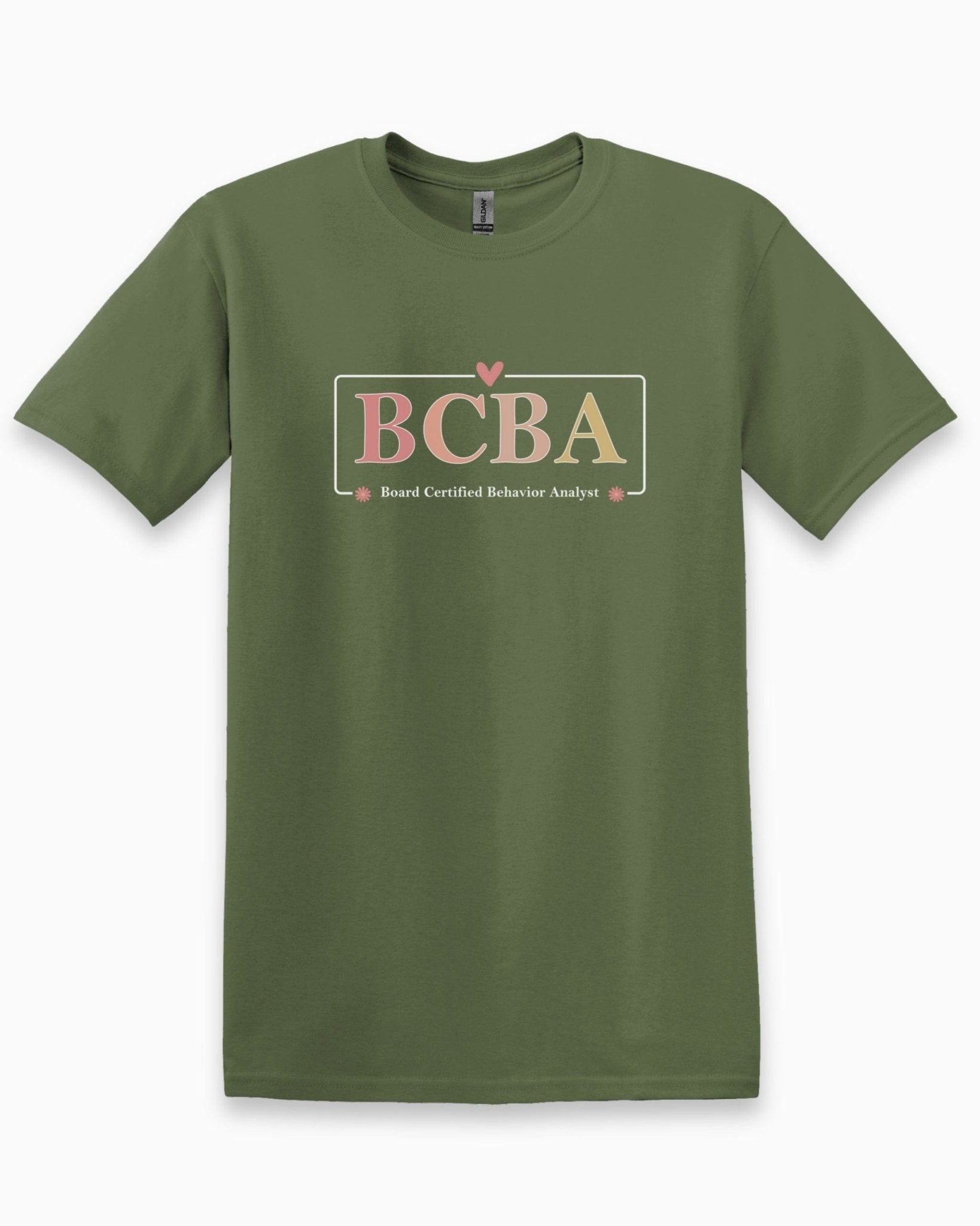 Autism T-Shirt - BCBA Outline Tee - Daily Bloom