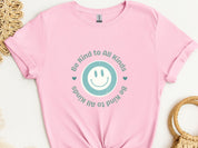 Be Kind To All Kinds Tee-Light Pink-Neurodiversity, ADHD & Autism Awareness & Acceptance T-Shirt by Daily Bloom