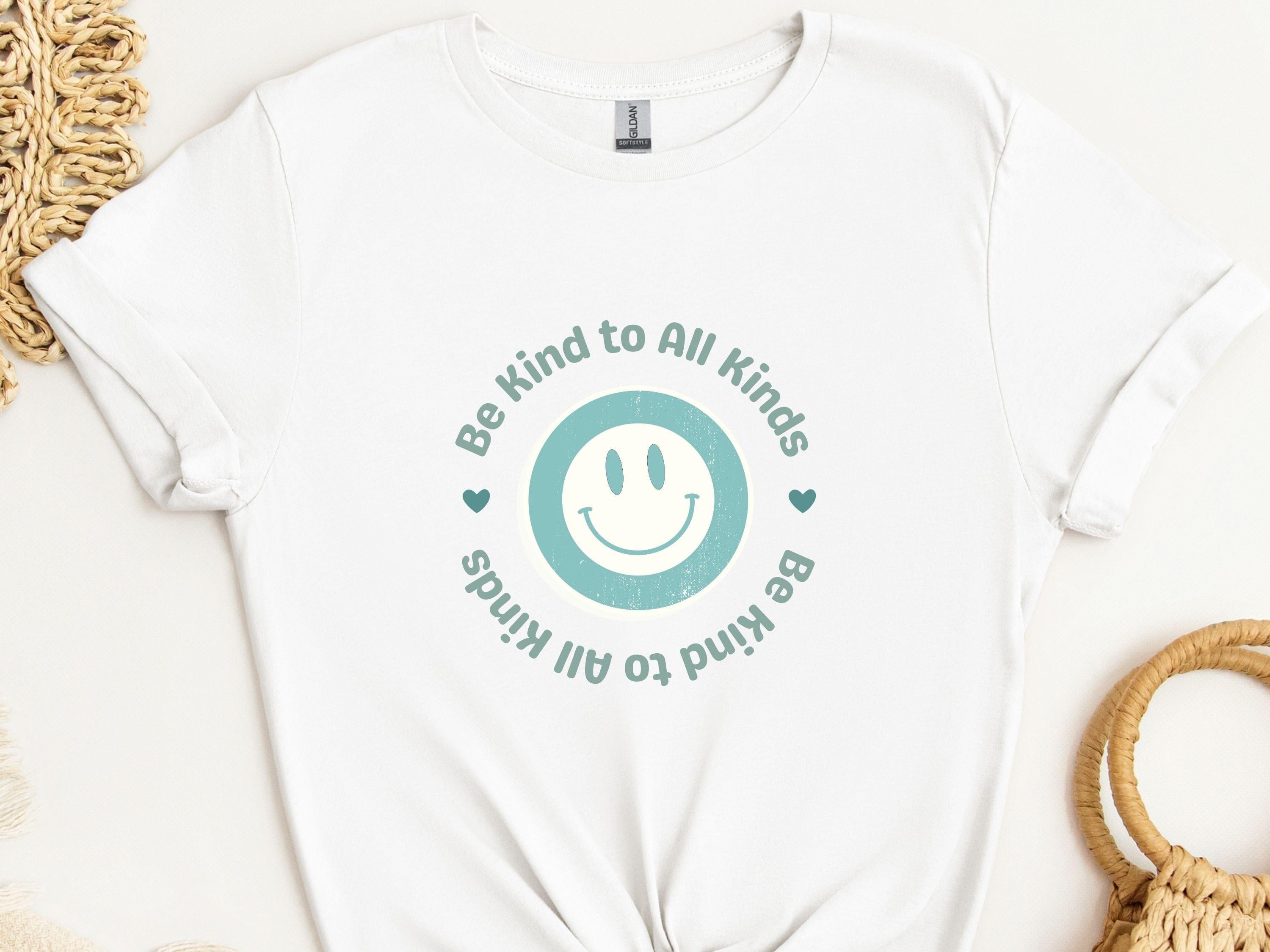 Be Kind To All Kinds Tee-White-Neurodiversity, ADHD & Autism Awareness & Acceptance T-Shirt by Daily Bloom