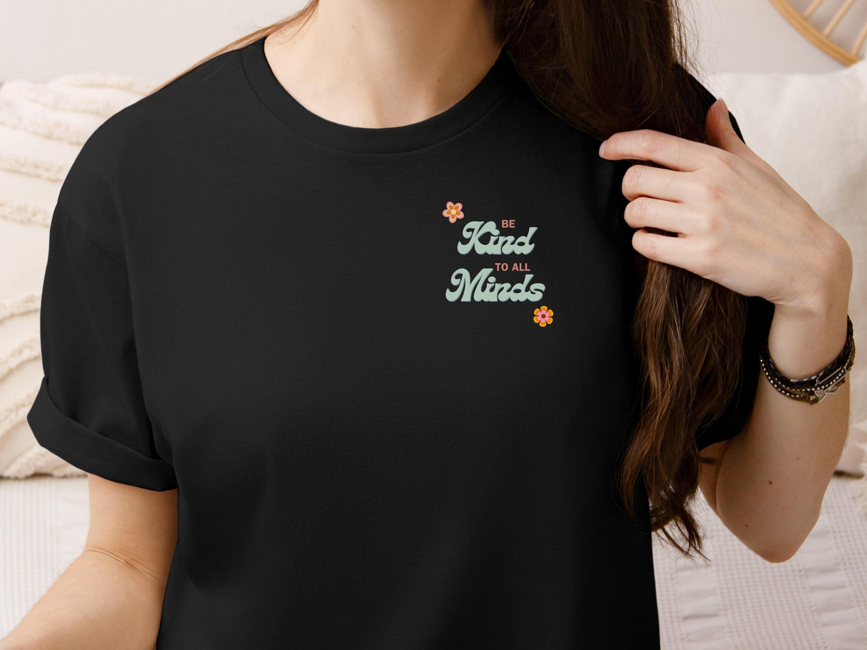  Back Print-Neurodiversity, ADHD & Autism Awareness & Acceptance T-Shirt by Daily Bloom