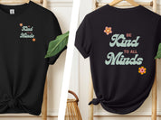 Be Kind to All Minds Tee w/ Back Print-Black-Neurodiversity, ADHD & Autism Awareness & Acceptance T-Shirt by Daily Bloom