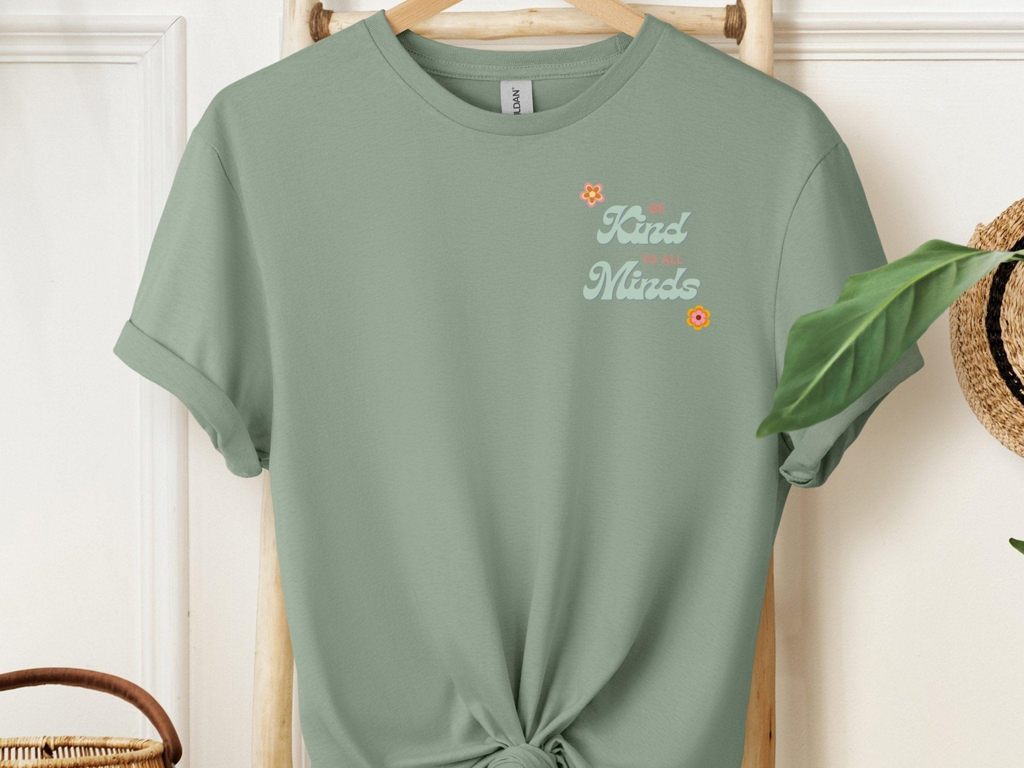 Autism T-Shirt - Be Kind to All Minds Tee w/ Back Print - Daily Bloom