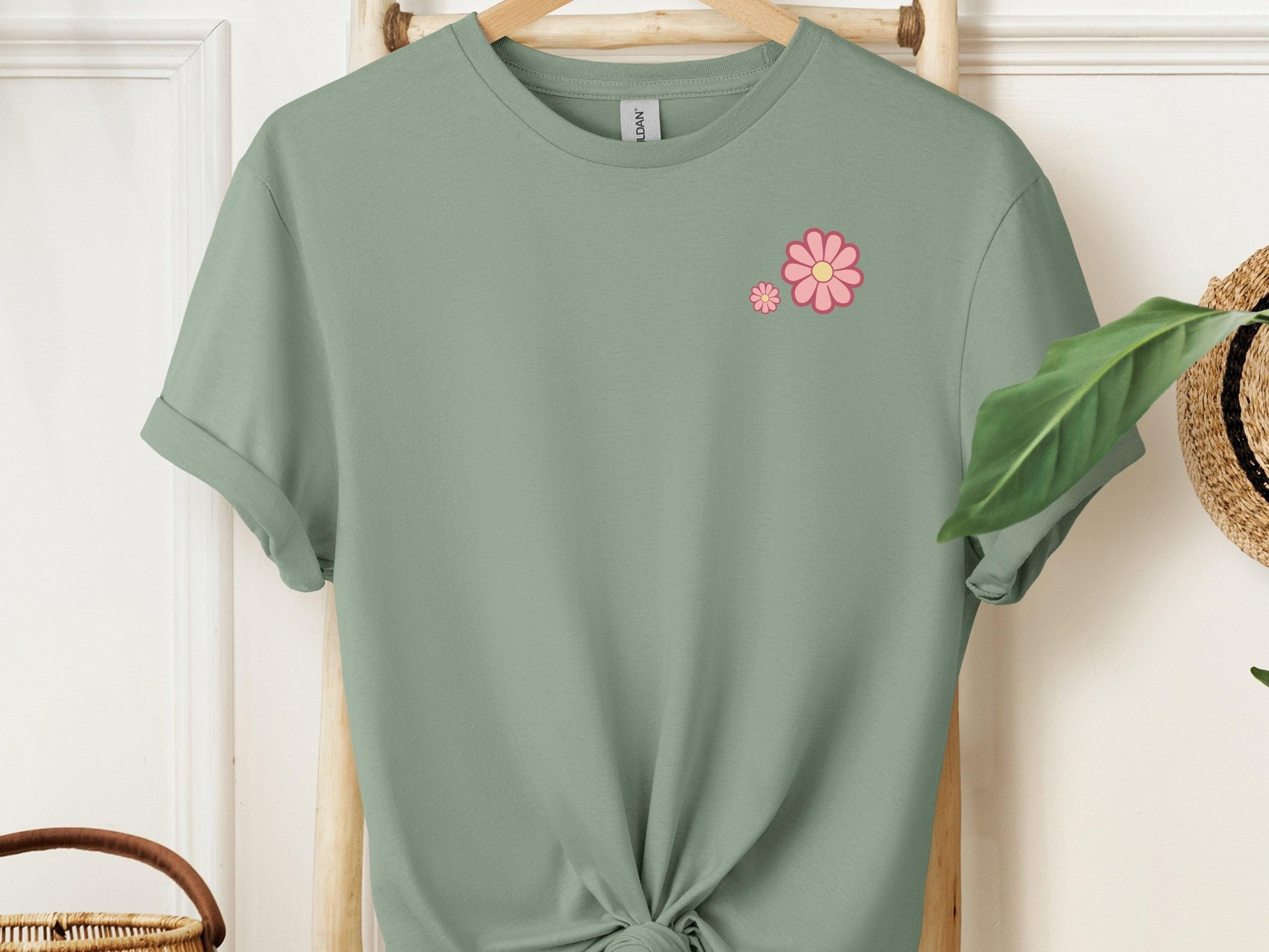 Bloom Daisy Tee-Sage-Neurodiversity, ADHD & Autism Awareness & Acceptance T-Shirt by Daily Bloom