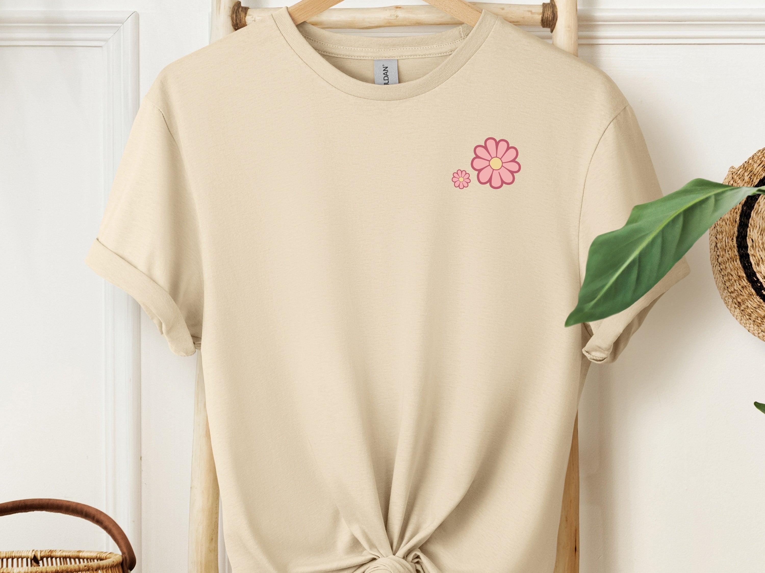 Bloom Daisy Tee-Sand-Neurodiversity, ADHD & Autism Awareness & Acceptance T-Shirt by Daily Bloom