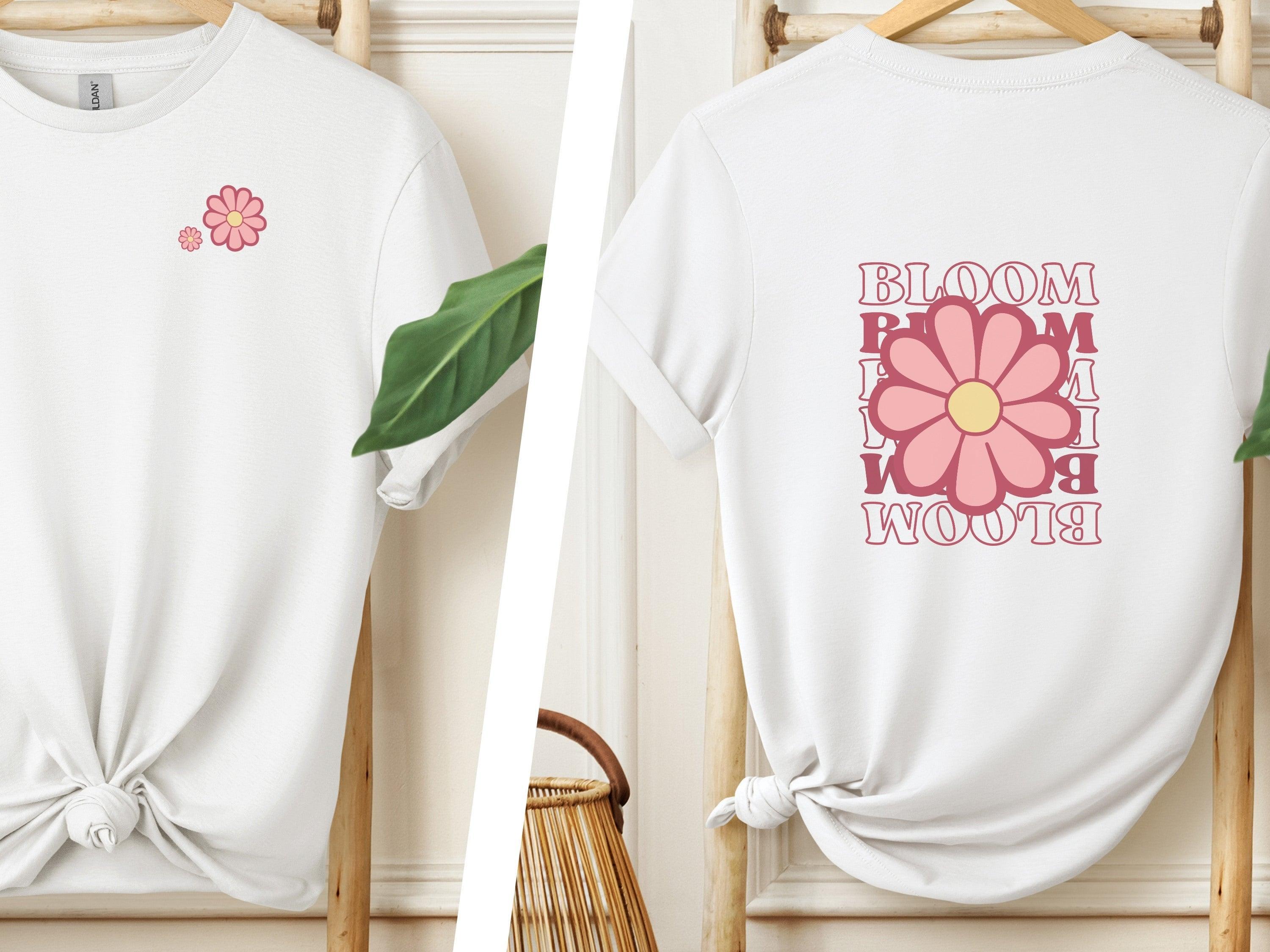 Bloom Daisy Tee-White-Neurodiversity, ADHD & Autism Awareness & Acceptance T-Shirt by Daily Bloom