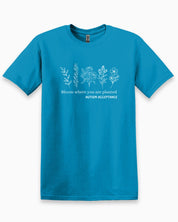 Bloom Where You Are Planted - Autism Acceptance Wildflowers Tee-Sapphire-Neurodiversity, ADHD & Autism Awareness & Acceptance T-Shirt by Daily Bloom