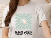 Bloom Where You Are Planted Tee-Neurodiversity, ADHD & Autism Awareness & Acceptance T-Shirt by Daily Bloom