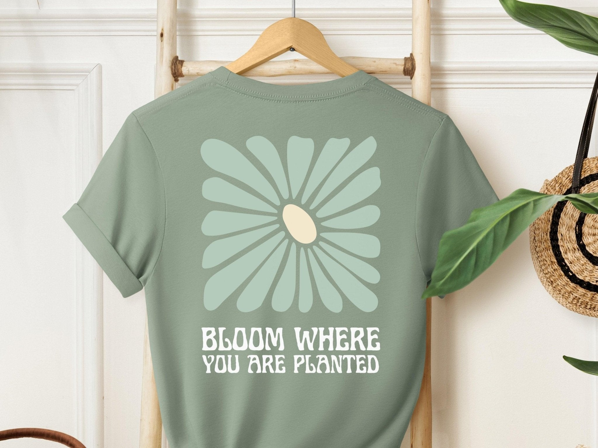 Autism T-Shirt - Bloom Where You Are Planted Tee w/ Back Print - Daily Bloom