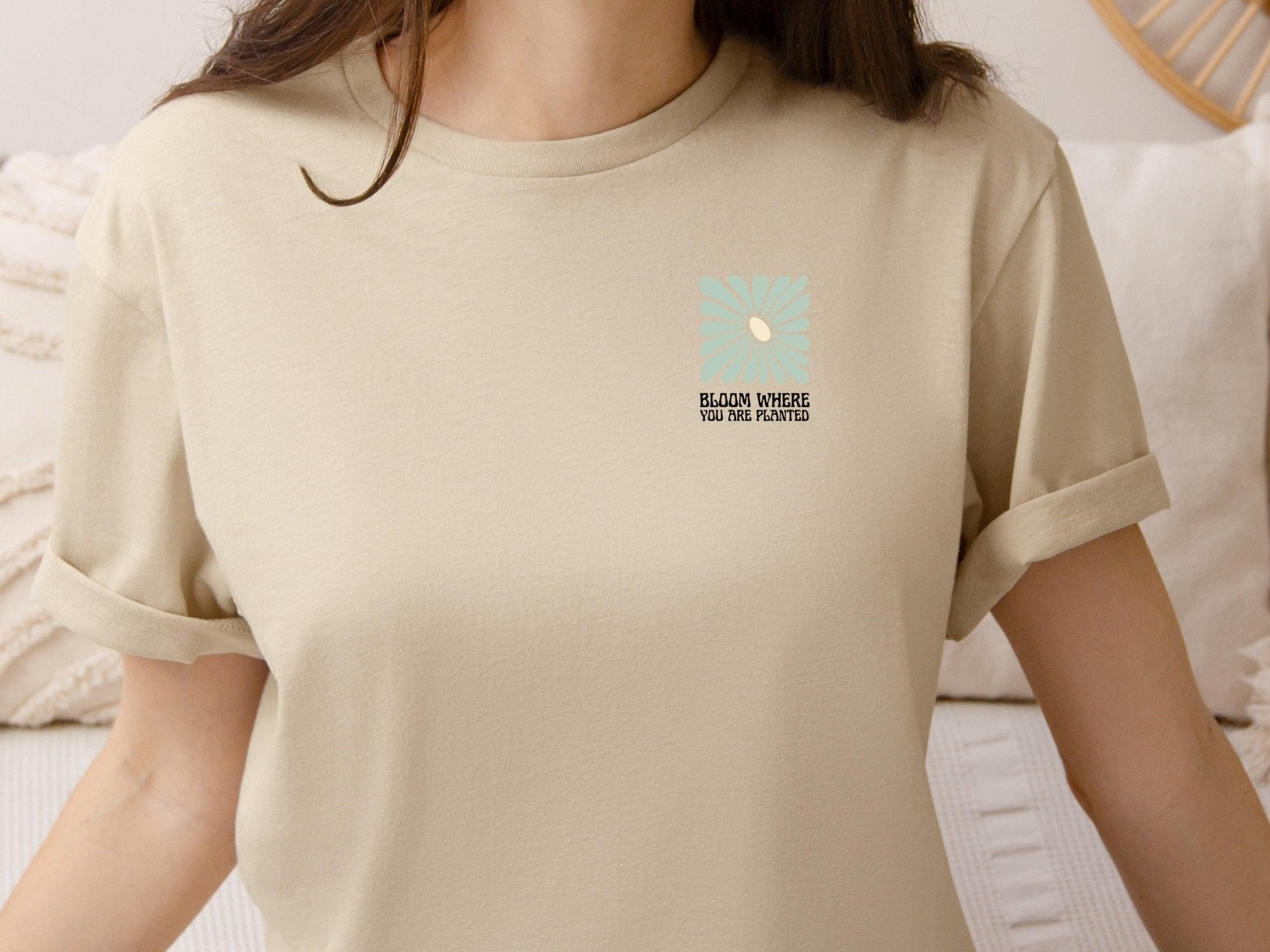 Autism T-Shirt - Bloom Where You Are Planted Tee w/ Back Print - Daily Bloom