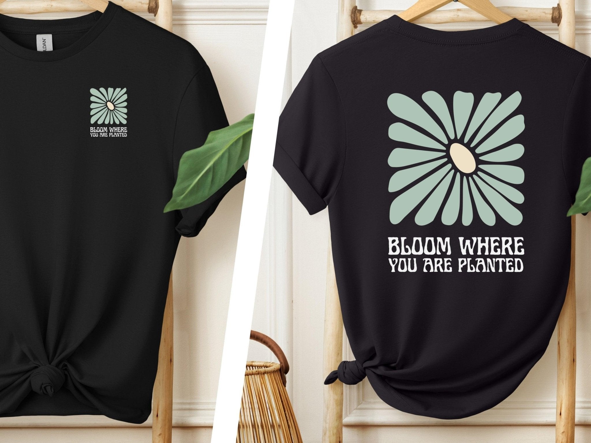 Autism T-Shirt - Bloom Where You Are Planted Tee w/ Back Print - Daily Bloom