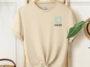 Bloom Where You Are Planted Tee w/ Back Print-Sand-Neurodiversity, ADHD & Autism Awareness & Acceptance T-Shirt by Daily Bloom