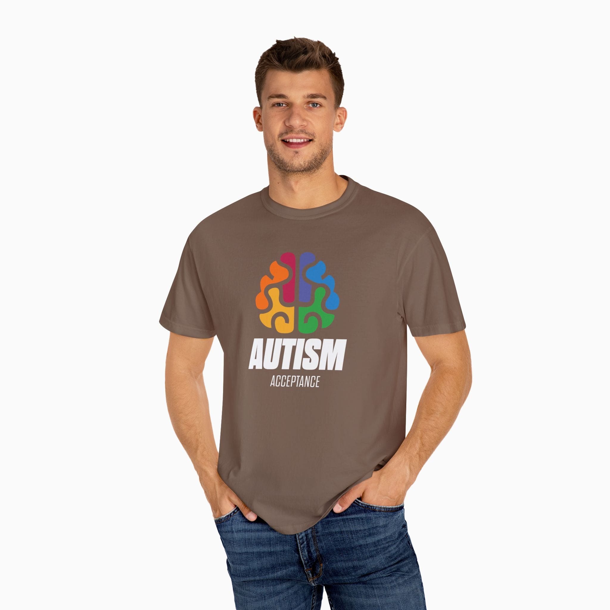 Autism T-Shirt By Daily Bloom Brainbow Comfort Colors T-Shirt