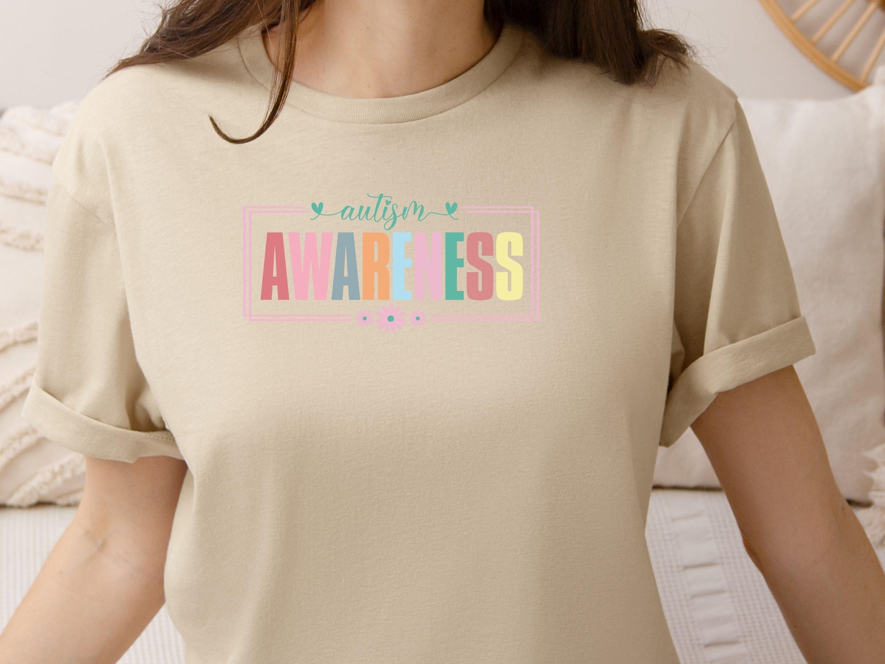 Bright Blooms for Autism Awareness Tee-Neurodiversity, ADHD & Autism Awareness & Acceptance T-Shirt by Daily Bloom