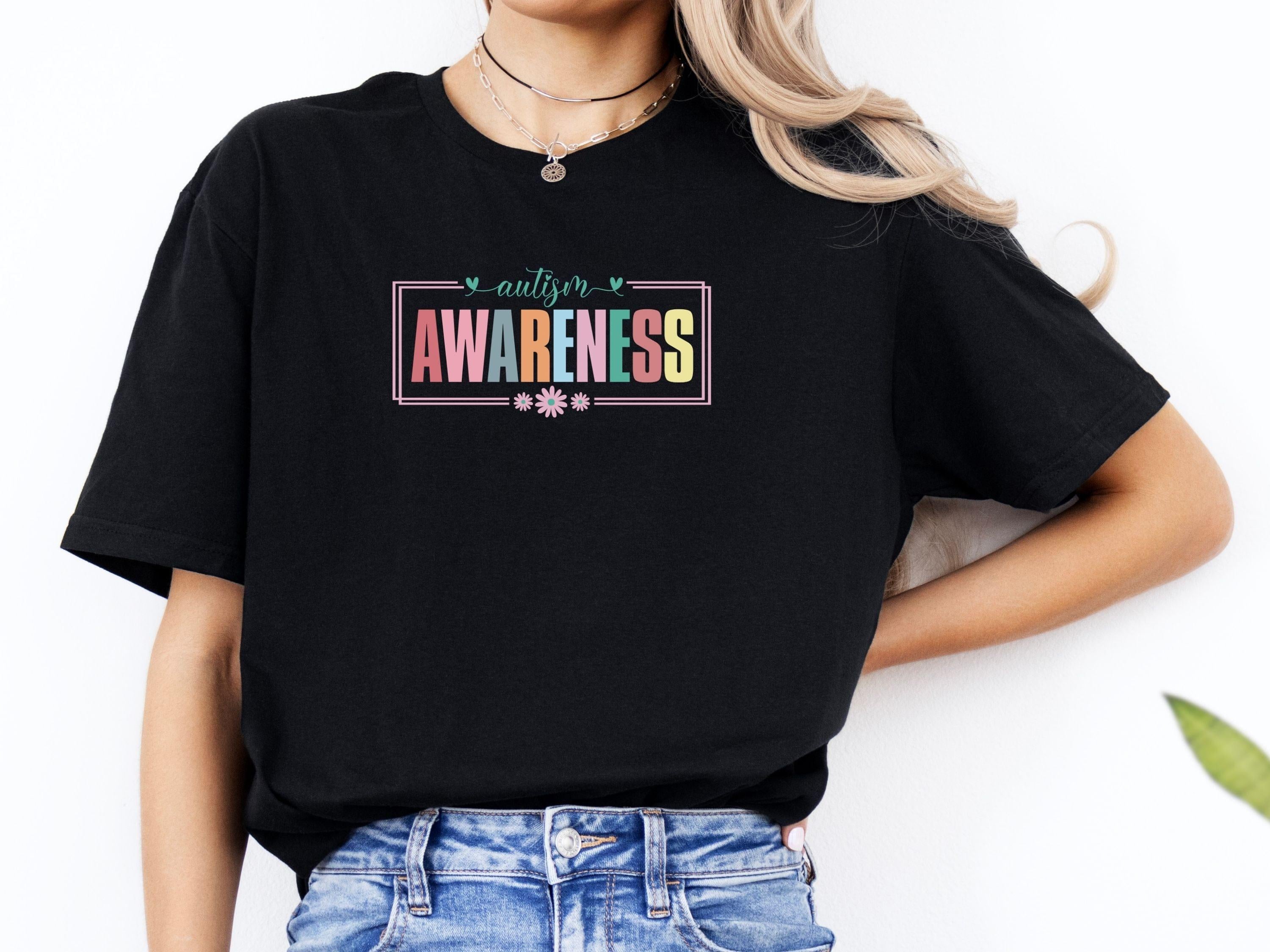 Bright Blooms for Autism Awareness Tee-Neurodiversity, ADHD & Autism Awareness & Acceptance T-Shirt by Daily Bloom