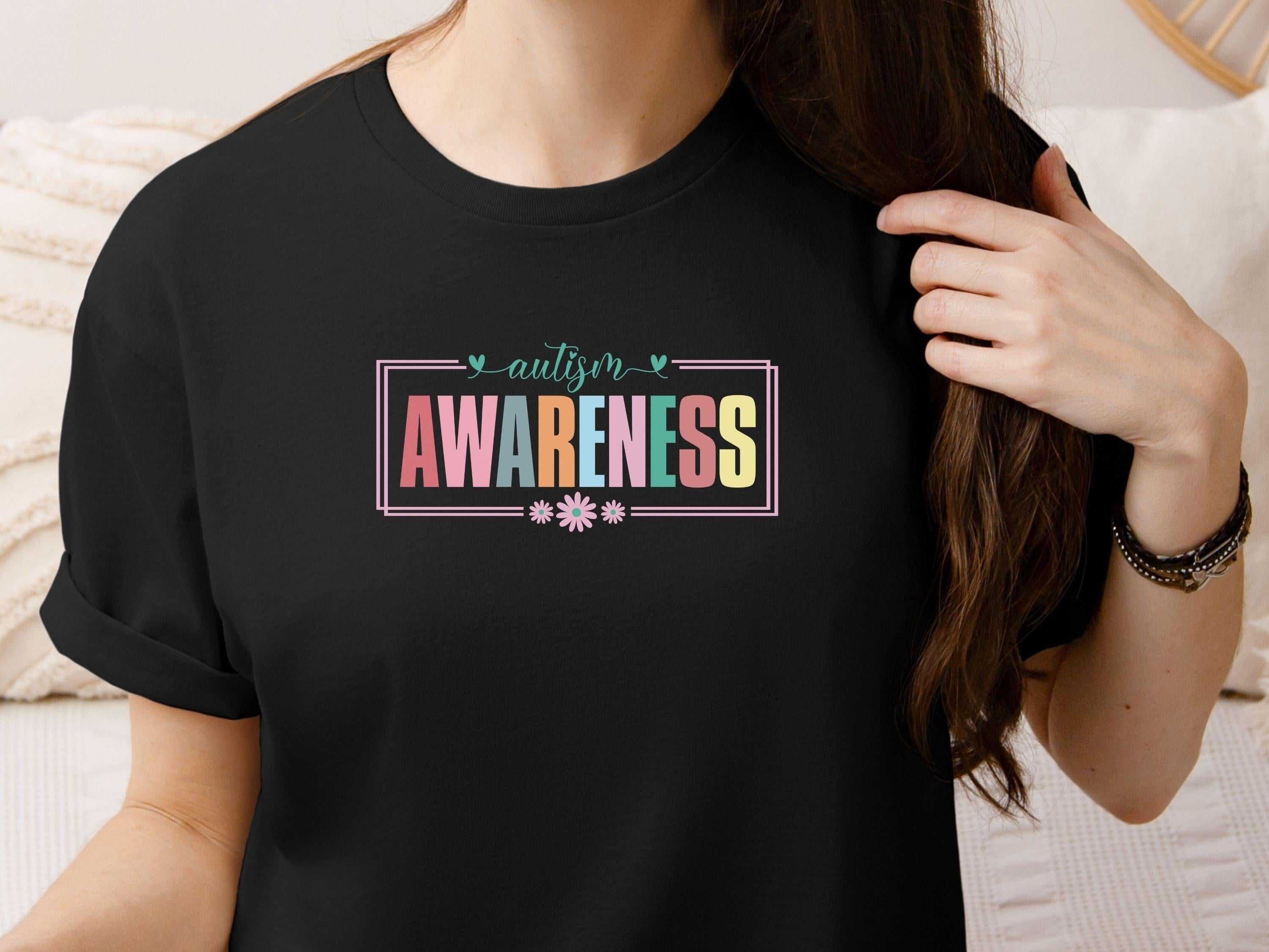 Bright Blooms for Autism Awareness Tee-Neurodiversity, ADHD & Autism Awareness & Acceptance T-Shirt by Daily Bloom