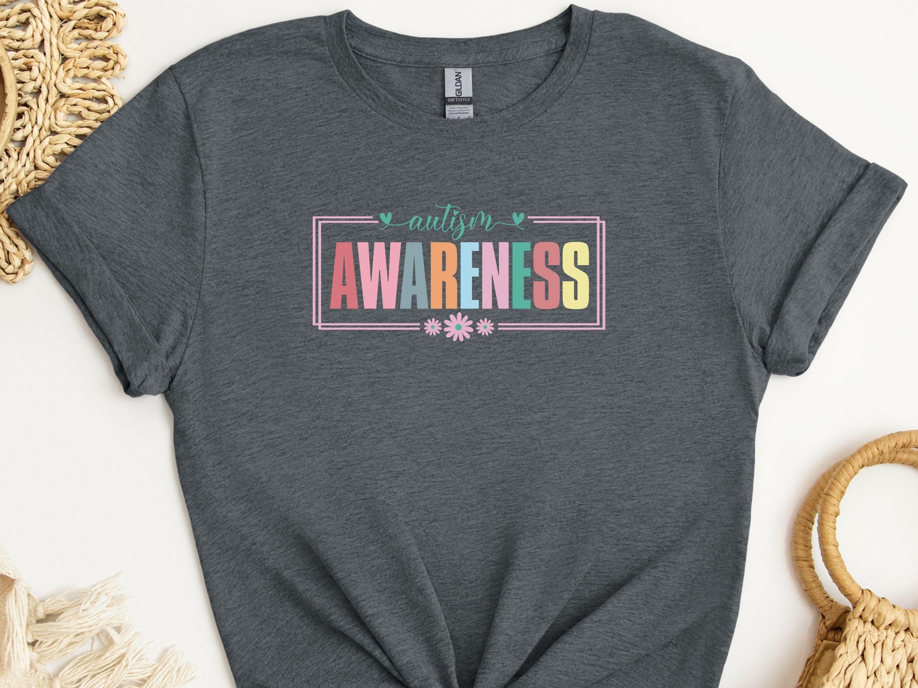 Bright Blooms for Autism Awareness Tee-Neurodiversity, ADHD & Autism Awareness & Acceptance T-Shirt by Daily Bloom