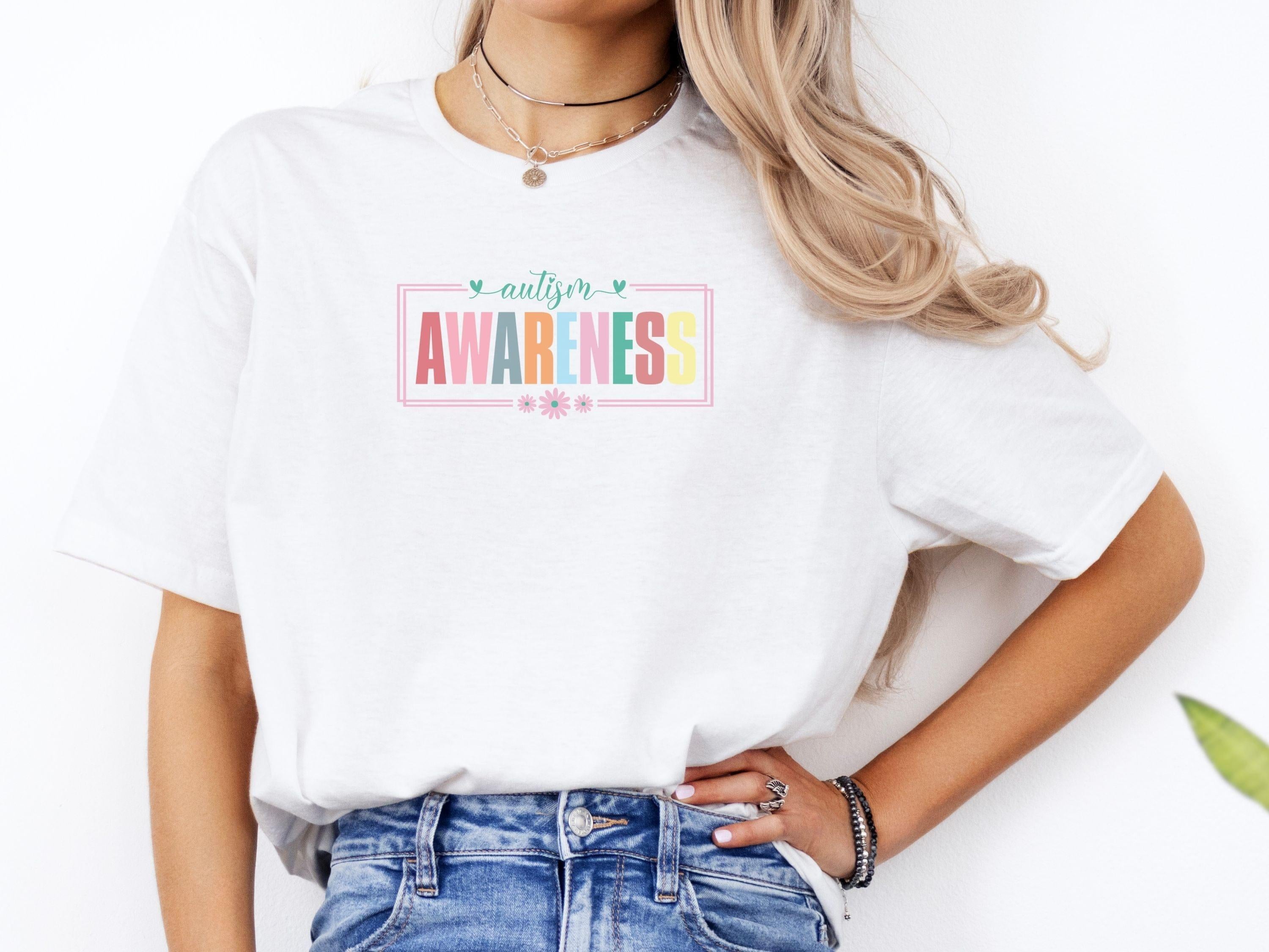 Bright Blooms for Autism Awareness Tee-Neurodiversity, ADHD & Autism Awareness & Acceptance T-Shirt by Daily Bloom