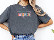 Bright Blooms for Autism Awareness Tee-Dark Heather Grey-Neurodiversity, ADHD & Autism Awareness & Acceptance T-Shirt by Daily Bloom