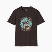 Autism T-Shirt By Daily Bloom Celebrate Minds of All Kinds Tee Dark Chocolate / S