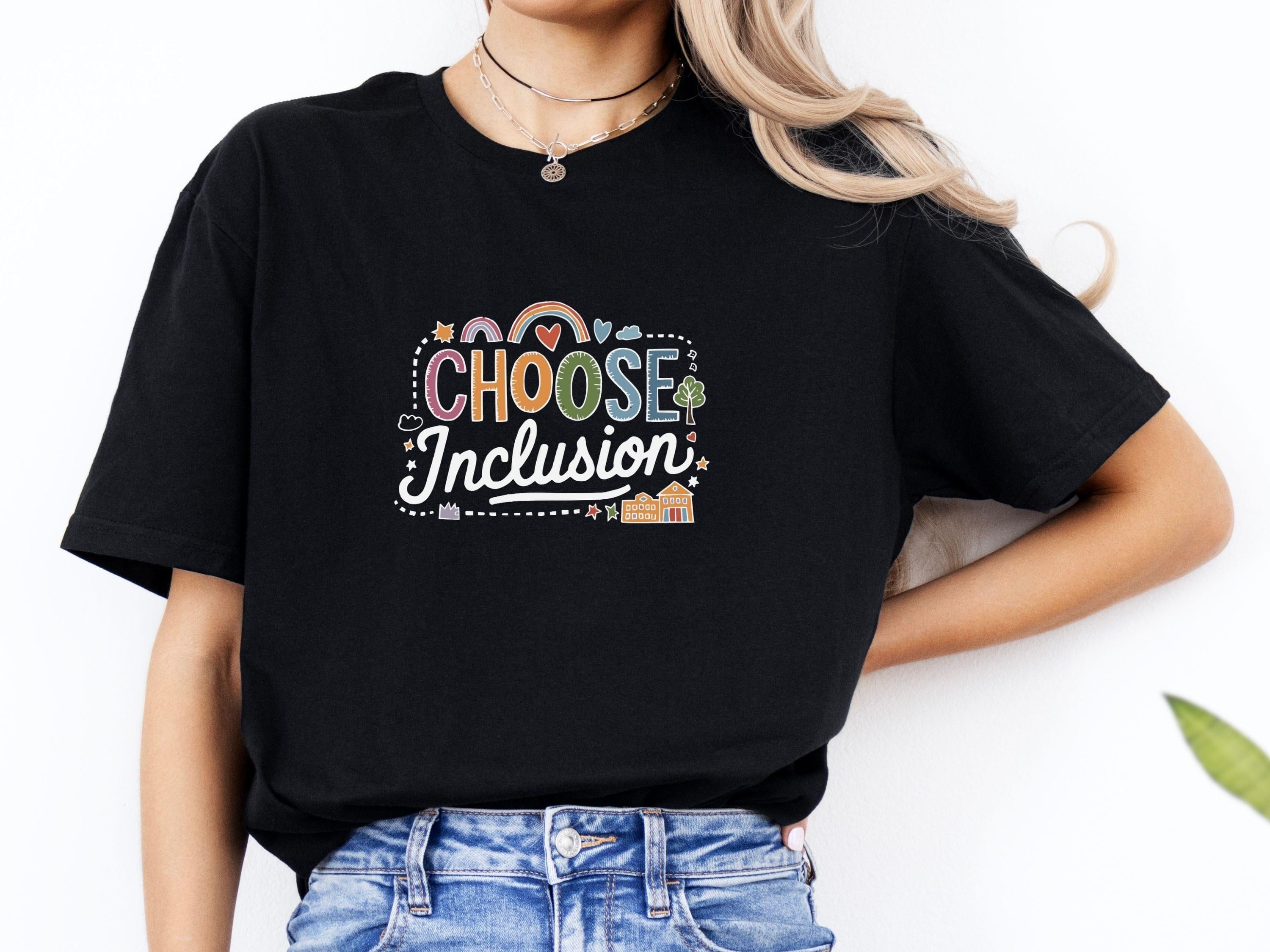 Choose Inclusion Tee-Neurodiversity, ADHD & Autism Awareness & Acceptance T-Shirt by Daily Bloom
