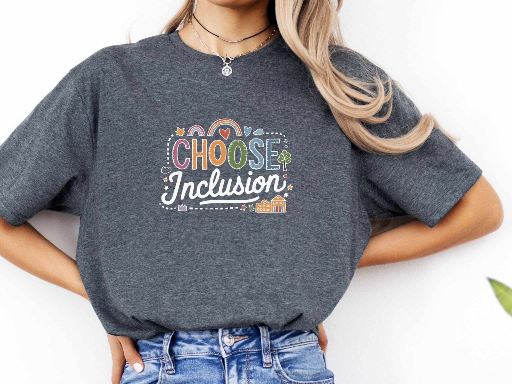 Autism T-Shirt - Choose Inclusion Tee - Daily Bloom