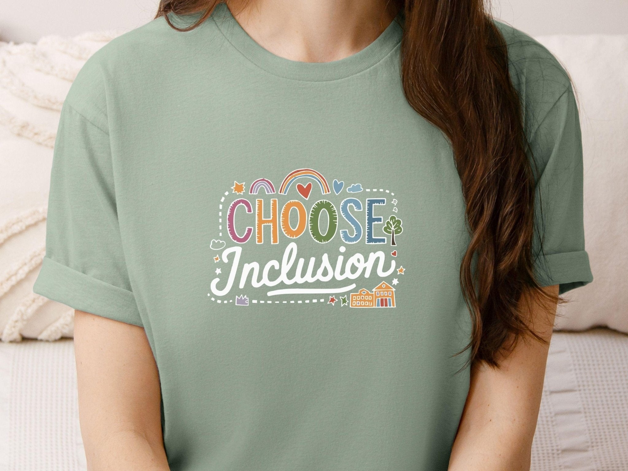 Autism T-Shirt - Choose Inclusion Tee - Daily Bloom