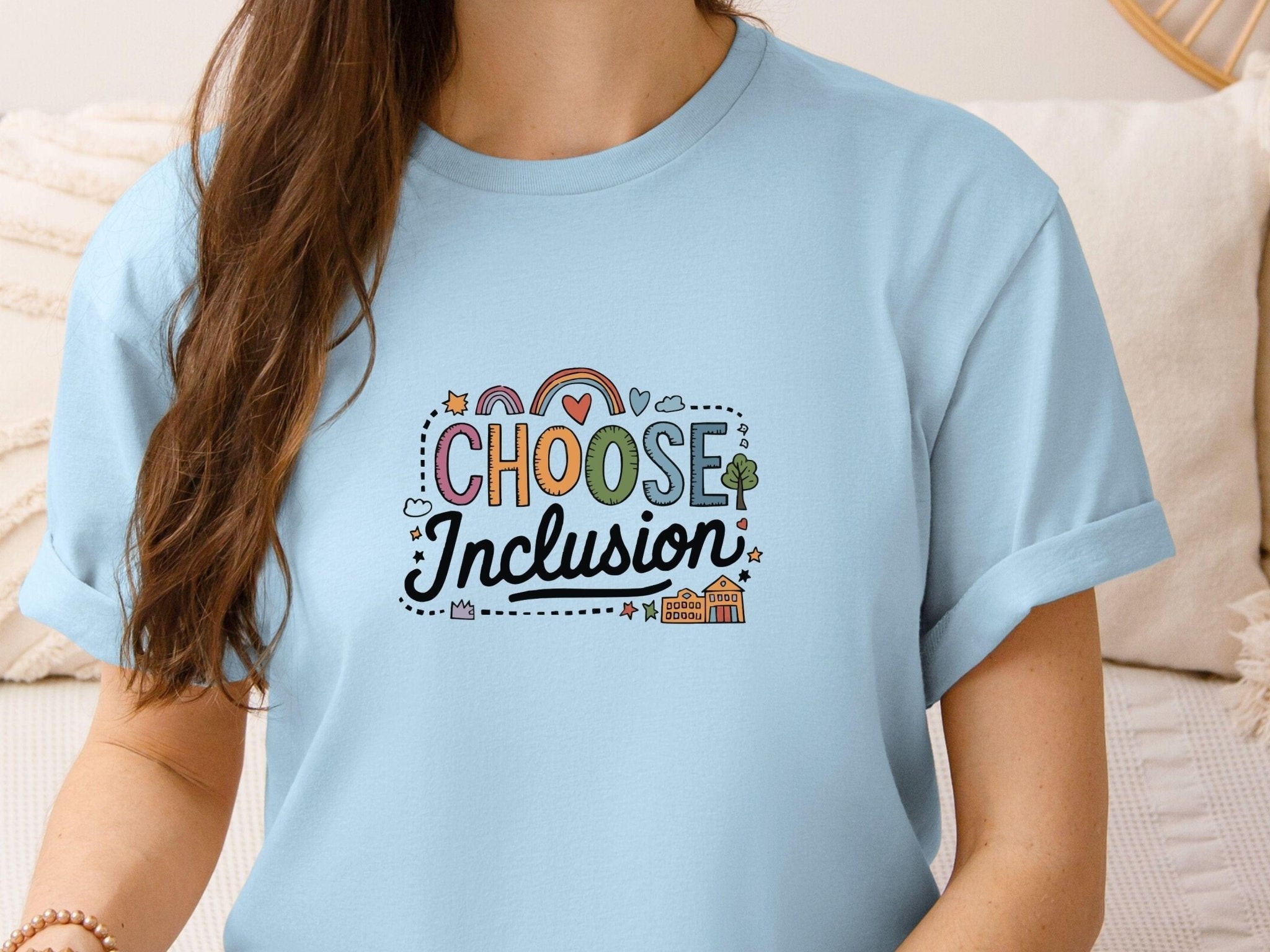 Autism T-Shirt - Choose Inclusion Tee - Daily Bloom