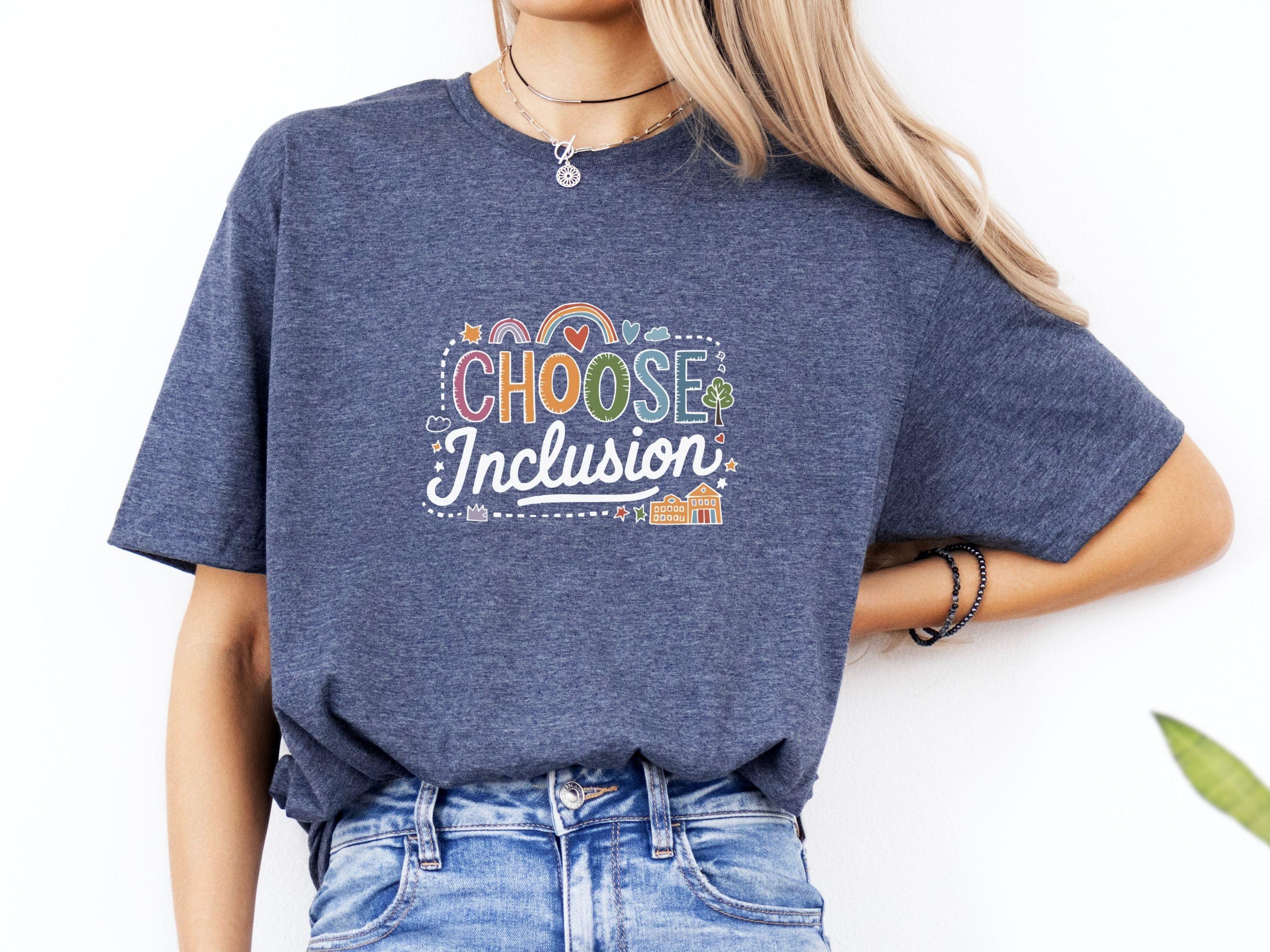Choose Inclusion Tee-Neurodiversity, ADHD & Autism Awareness & Acceptance T-Shirt by Daily Bloom