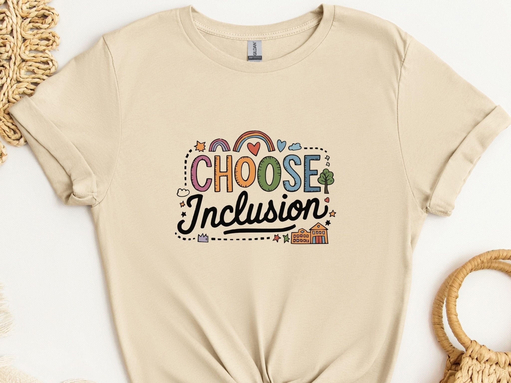 Autism T-Shirt - Choose Inclusion Tee - Daily Bloom