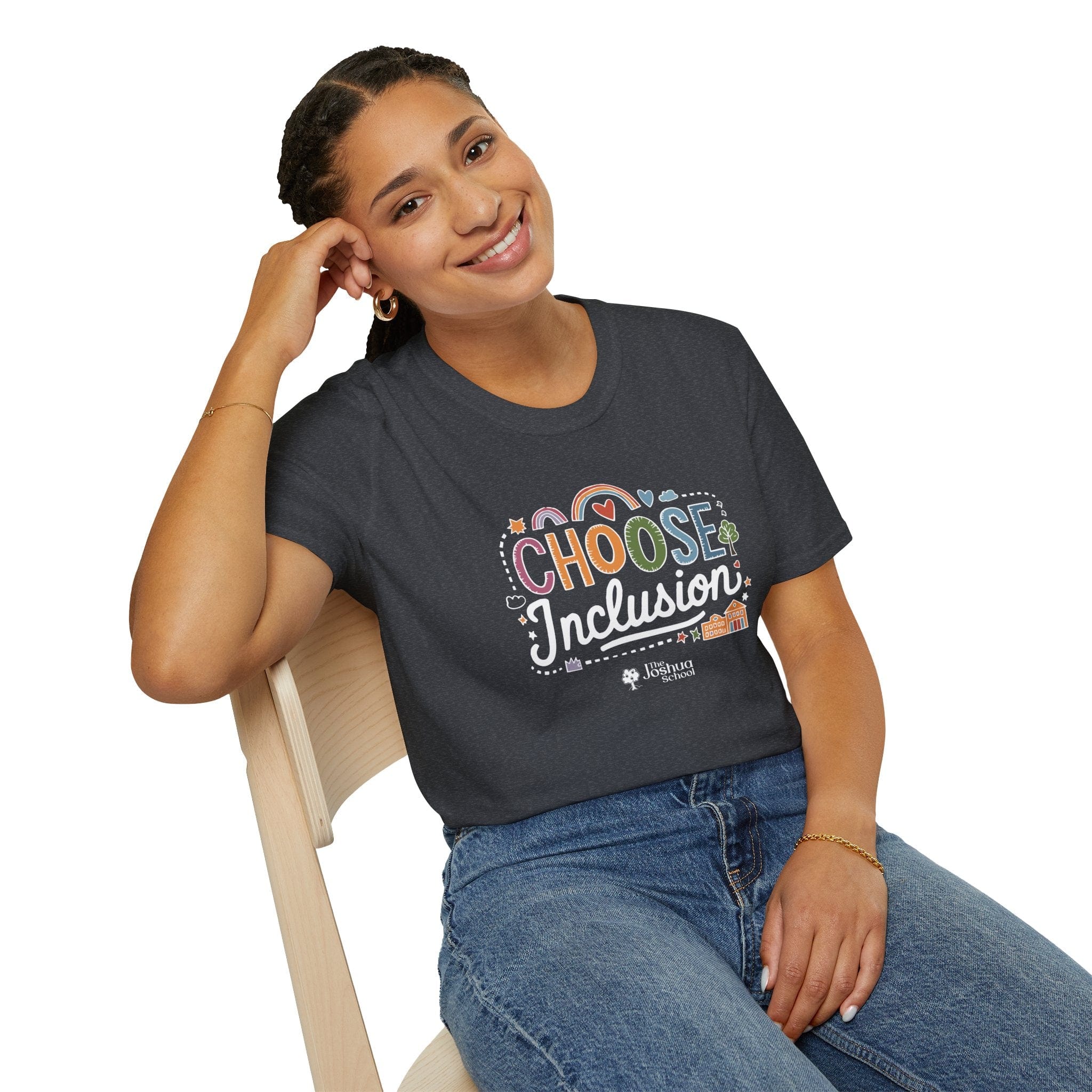 Autism T-Shirt - Choose Inclusion Tee - The Joshua School - Daily Bloom