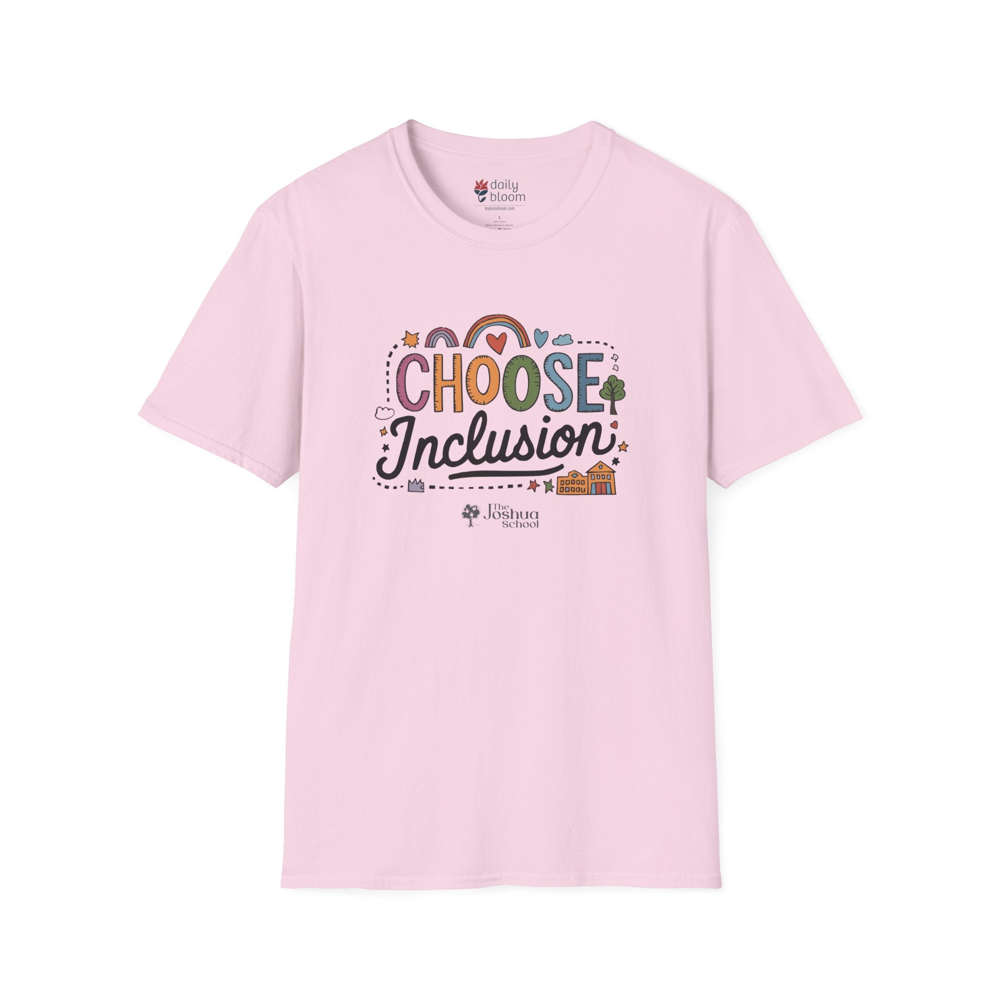 Autism T-Shirt - Choose Inclusion Tee - The Joshua School - Daily Bloom