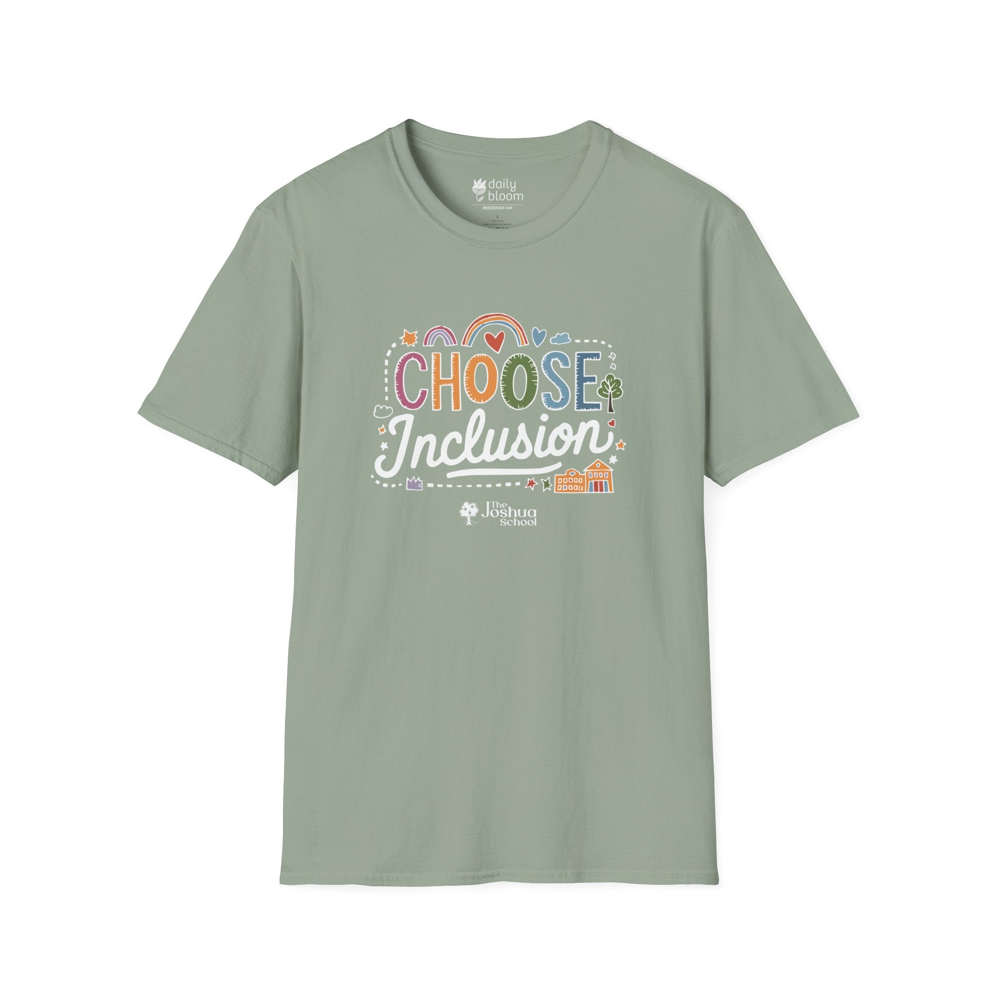 Autism T-Shirt - Choose Inclusion Tee - The Joshua School - Daily Bloom