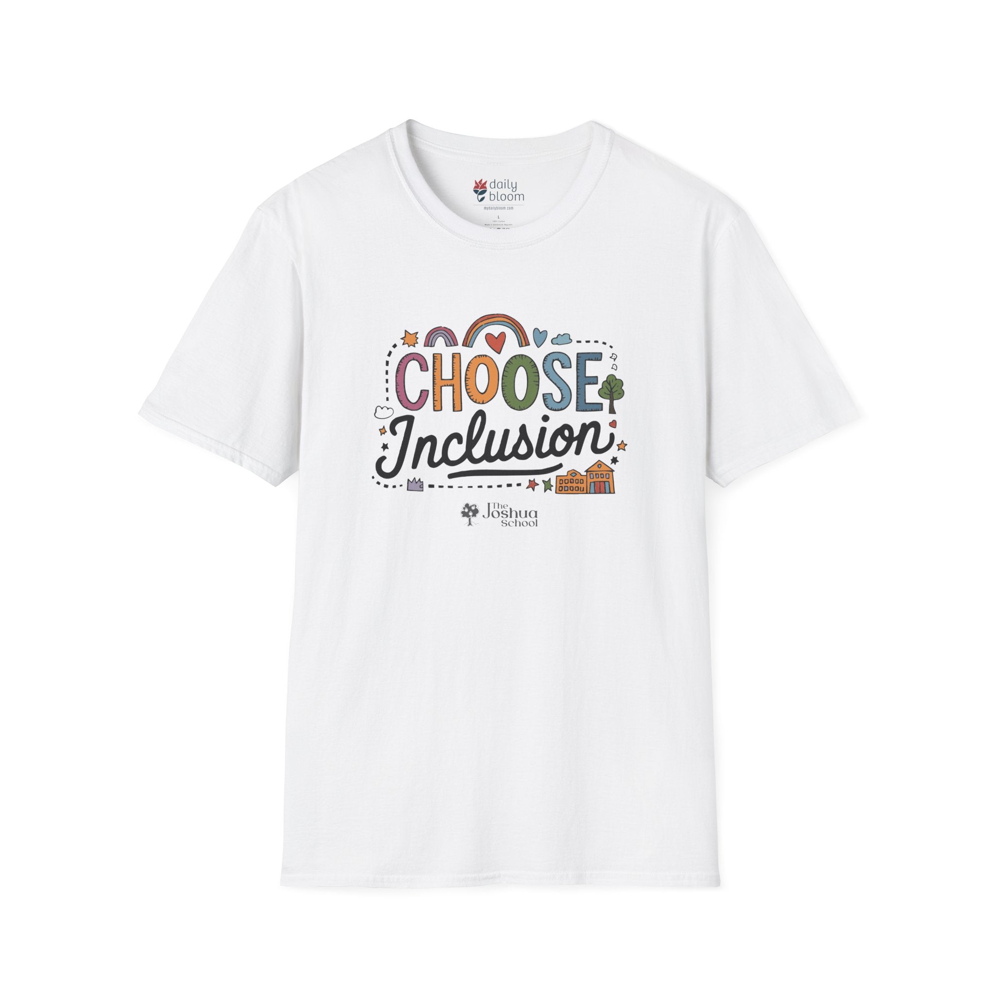Autism T-Shirt - Choose Inclusion Tee - The Joshua School - Daily Bloom