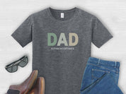 Dad Gradient Tee-Dark Heather-Neurodiversity, ADHD & Autism Awareness & Acceptance T-Shirt by Daily Bloom