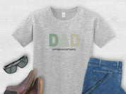 Dad Gradient Tee-Sport Grey-Neurodiversity, ADHD & Autism Awareness & Acceptance T-Shirt by Daily Bloom