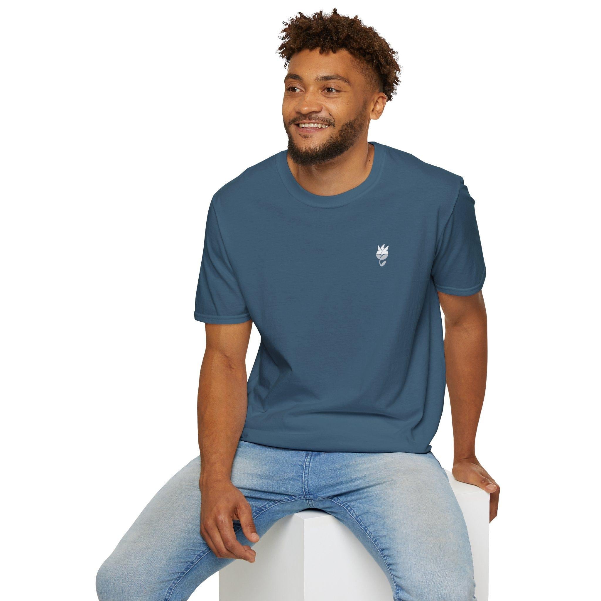 Daily Bloom Brand Two Tone Minimalist Logo Tee-Neurodiversity, ADHD & Autism Awareness & Acceptance T-Shirt by Daily Bloom
