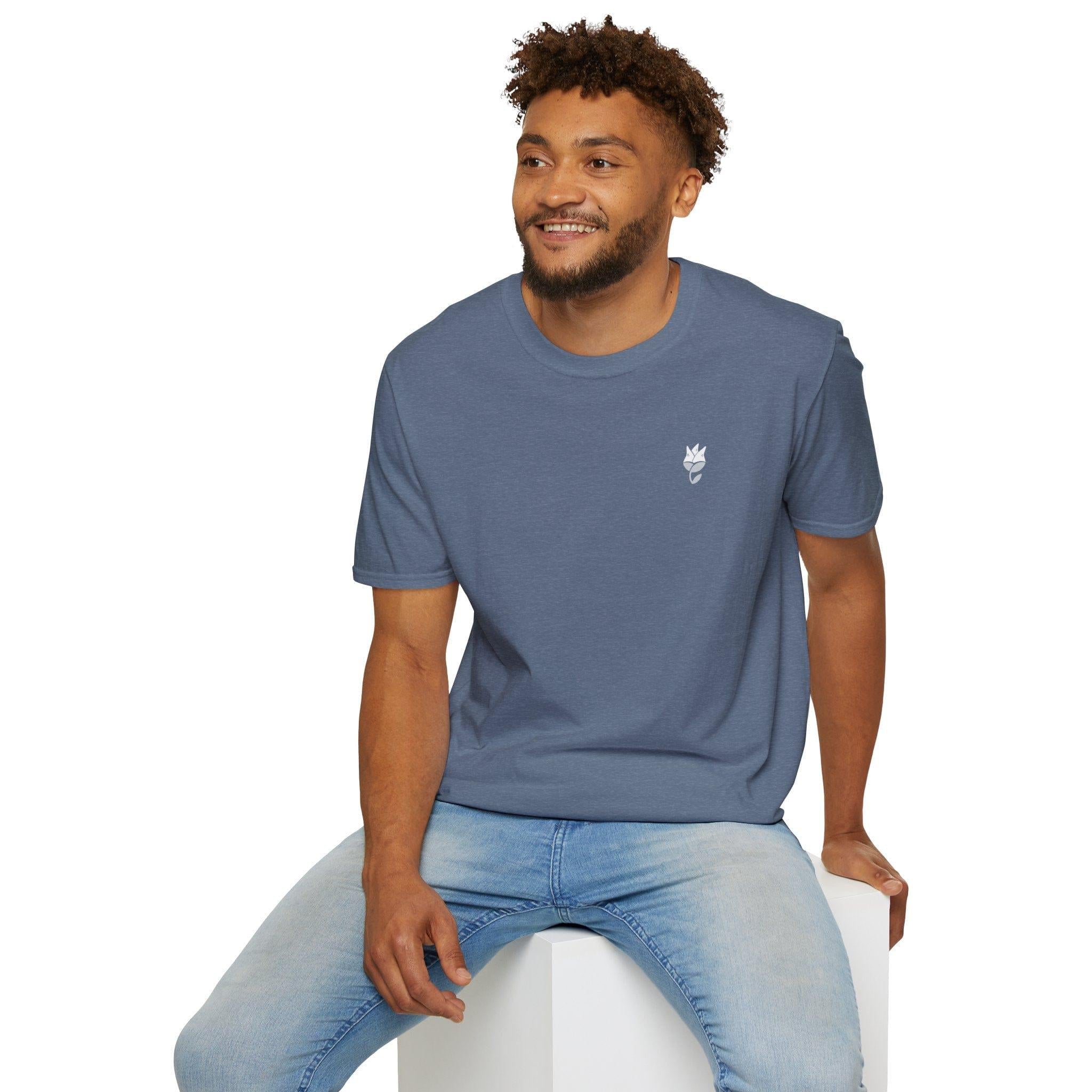 Daily Bloom Brand Two Tone Minimalist Logo Tee-Neurodiversity, ADHD & Autism Awareness & Acceptance T-Shirt by Daily Bloom