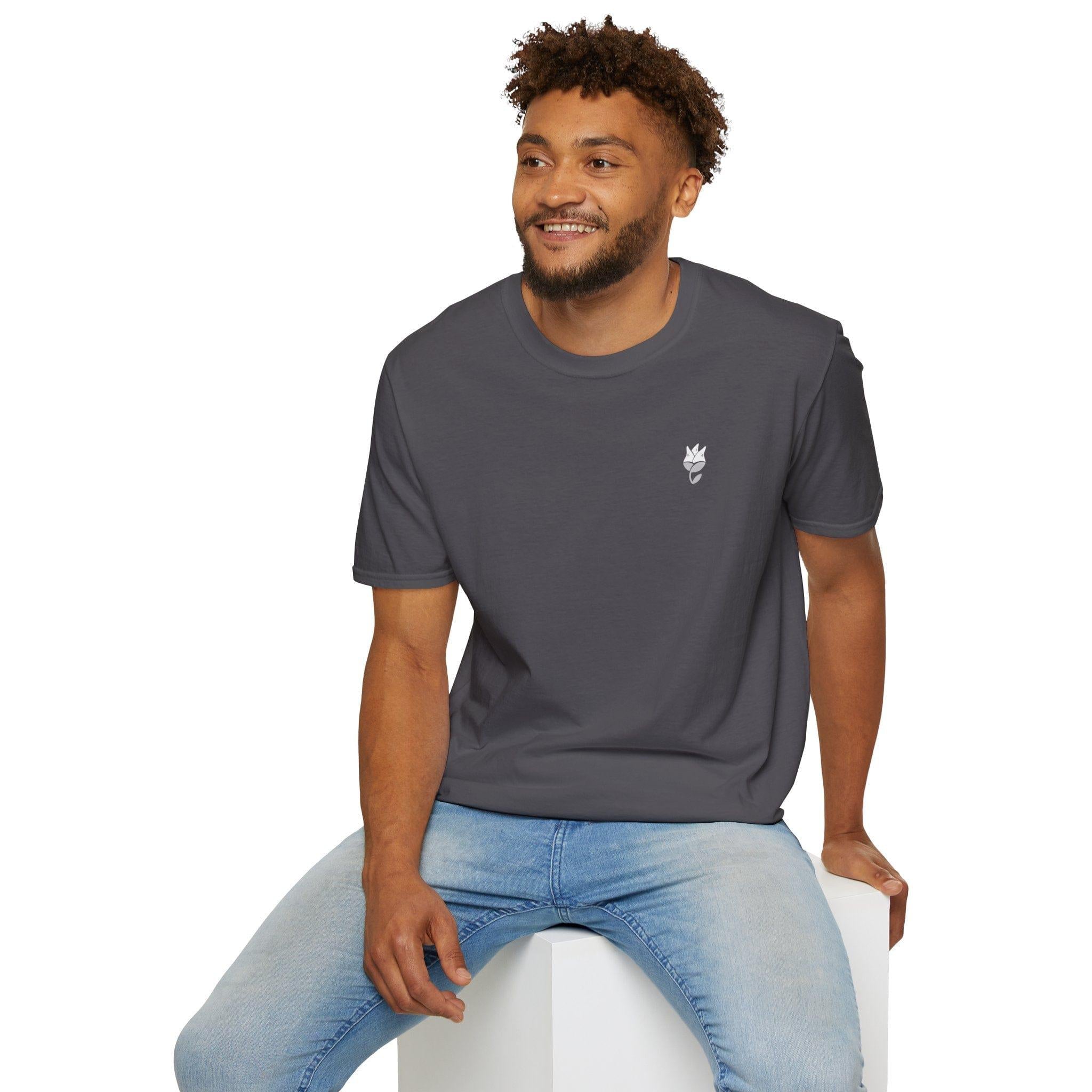 Daily Bloom Brand Two Tone Minimalist Logo Tee-Neurodiversity, ADHD & Autism Awareness & Acceptance T-Shirt by Daily Bloom