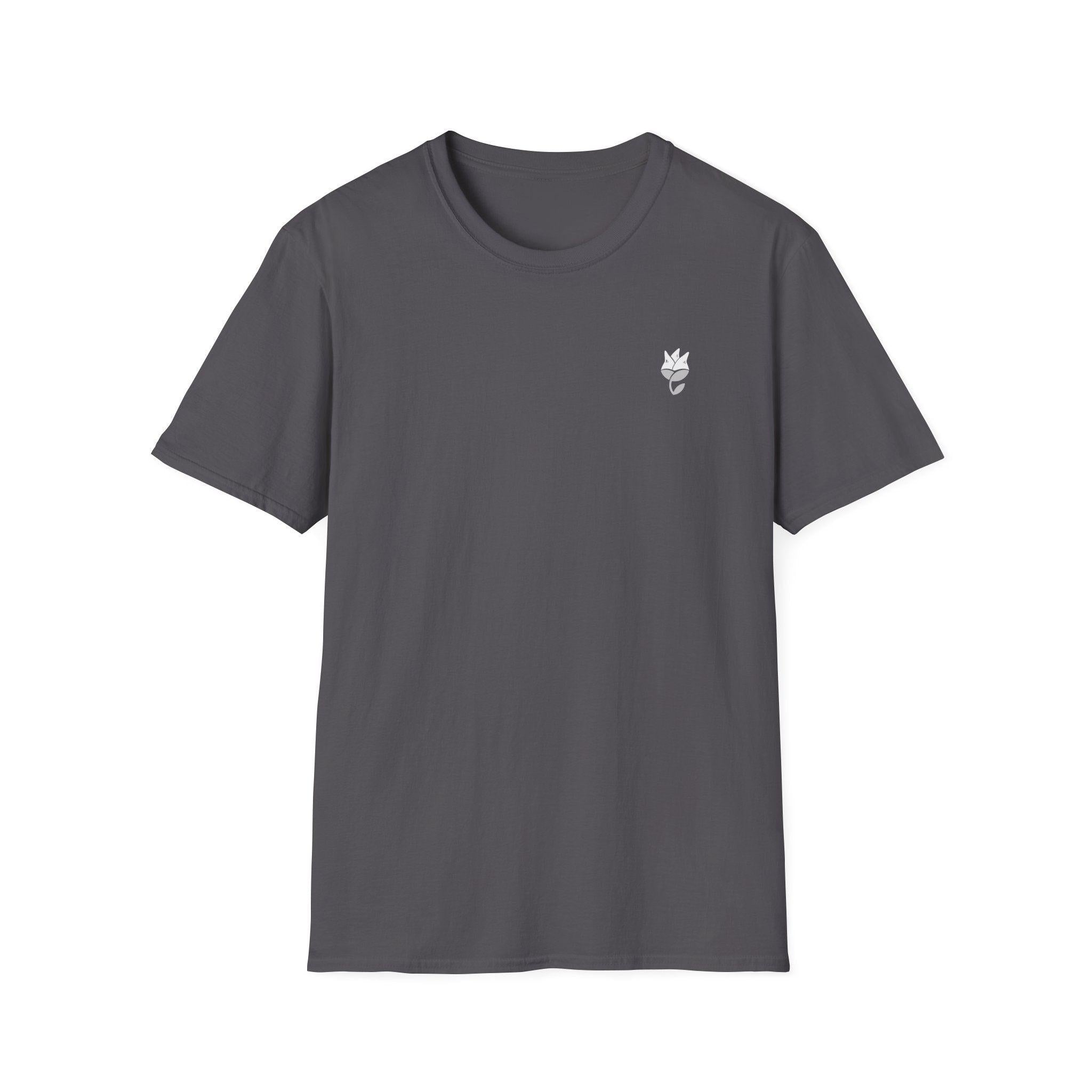 Daily Bloom Brand Two Tone Minimalist Logo Tee-Charcoal-Neurodiversity, ADHD & Autism Awareness & Acceptance T-Shirt by Daily Bloom